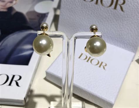 dior double pearl earrings online|christian Dior pearl earrings price.